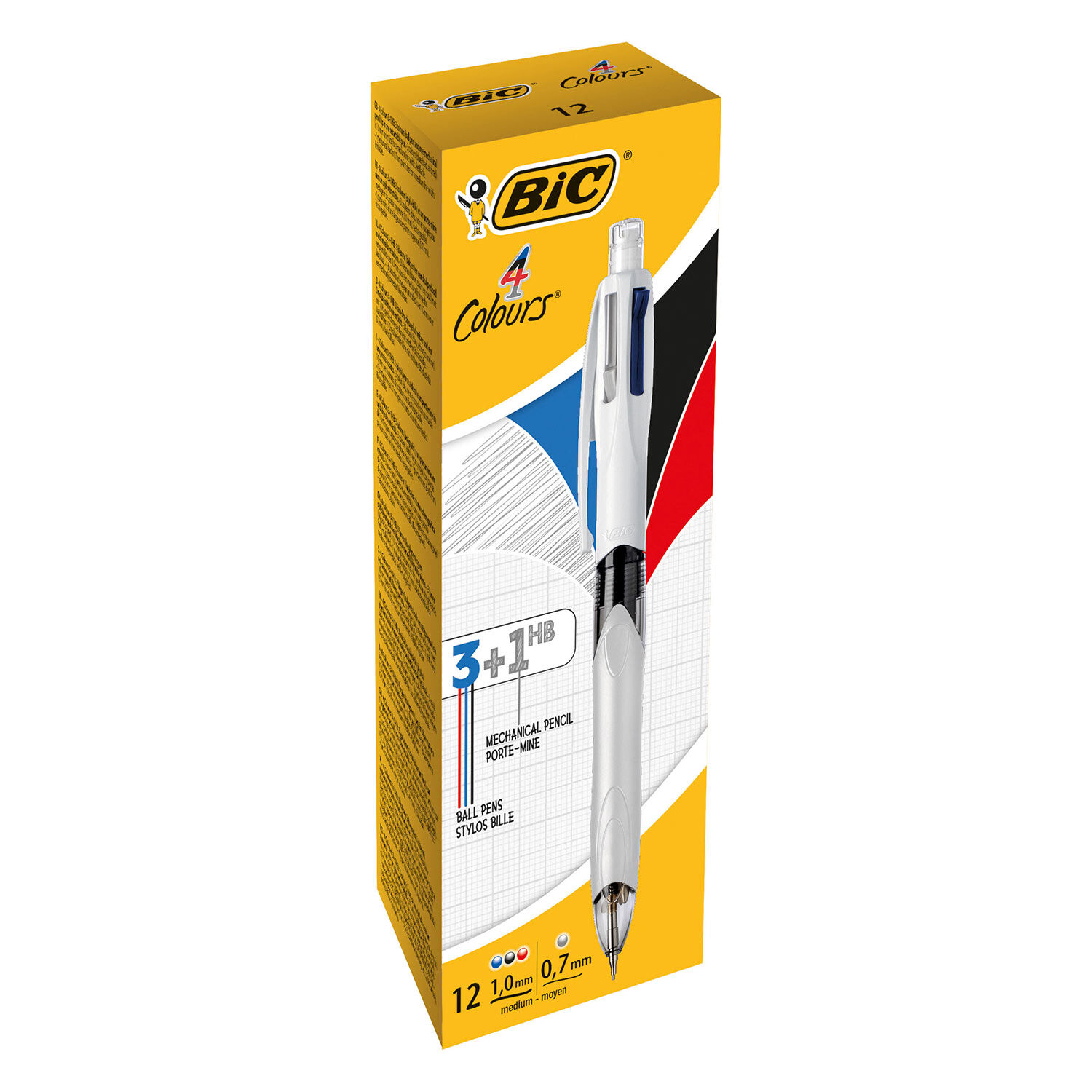 Esferográfica Bic Multifunções Azul / Preto / Vermelho / Lapiseira 0,5mm ( Imagem 2 de 4 ) - Preview