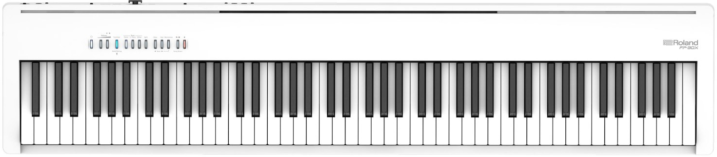 Roland FP-30X WH Piano Portátil Branco USB Bluetooth PHA-4 ( Imagem 2 de 4 ) - Preview