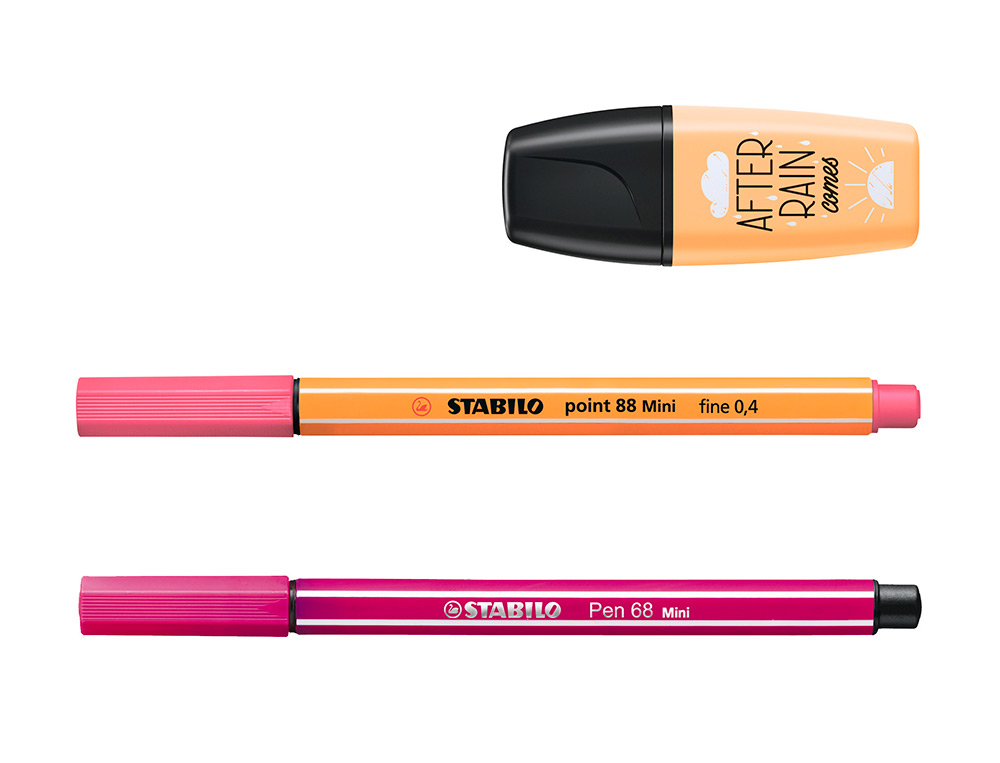 Conjunto stabilo pastel love mini world pen 68 / point 88 / boss 18 unidades sortidas ( Imagem 4 de 9 ) - Preview