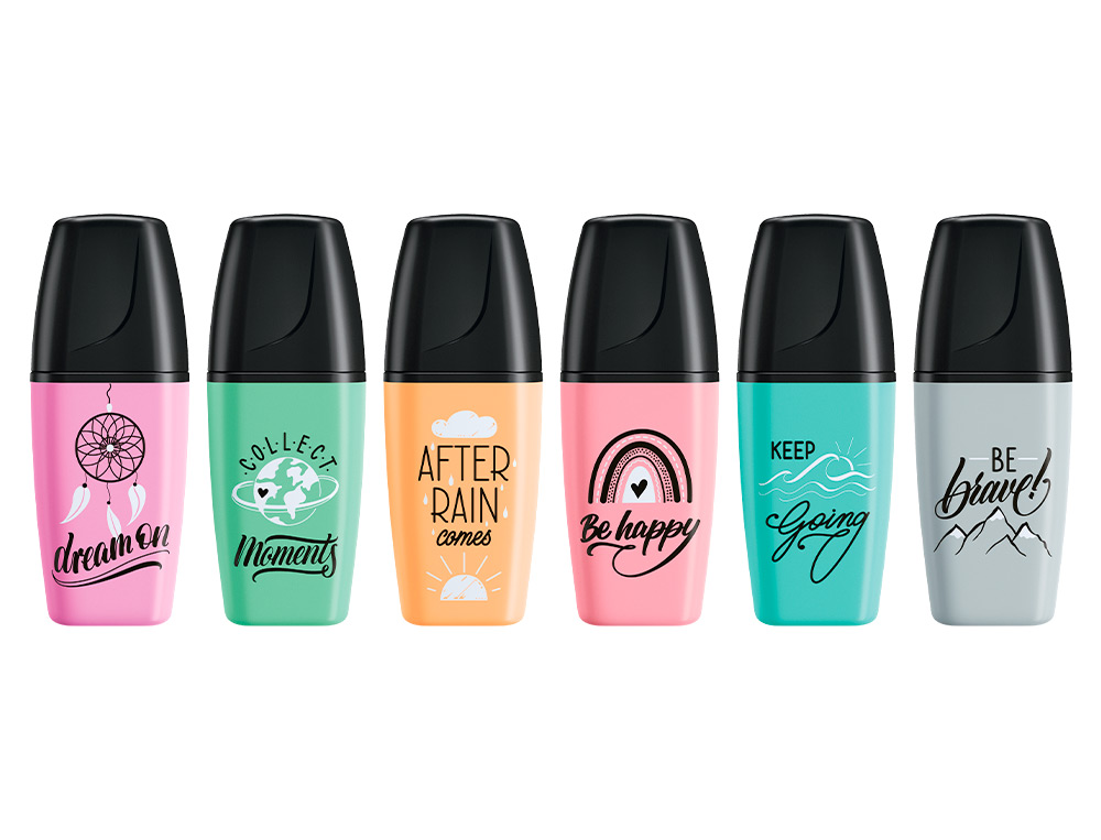 Marcador stabilo boss mini pastel love estojo de 6 unidades cores sortidas ( Imagem 3 de 15 ) - Preview