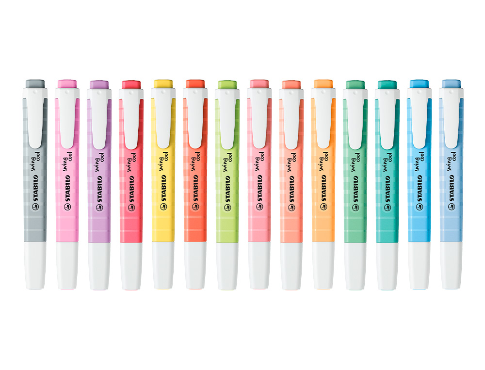 EXPOS. STABILO 100 MARC. FLUORESCENTE PASTEL - 275/100 ( Imagem 2 de 6 ) - Preview