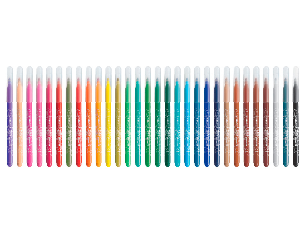 Marcador stabilo power caixa de 18 cores ( Imagem 3 de 8 ) - Preview
