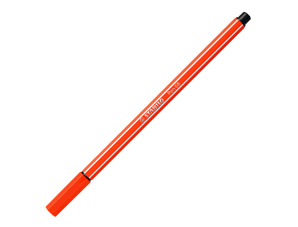 Marcador stabilo aguarelavel pen 68 vermelhao 1 mm (10 unidades) ( Imagem 2 de 8 ) - Preview