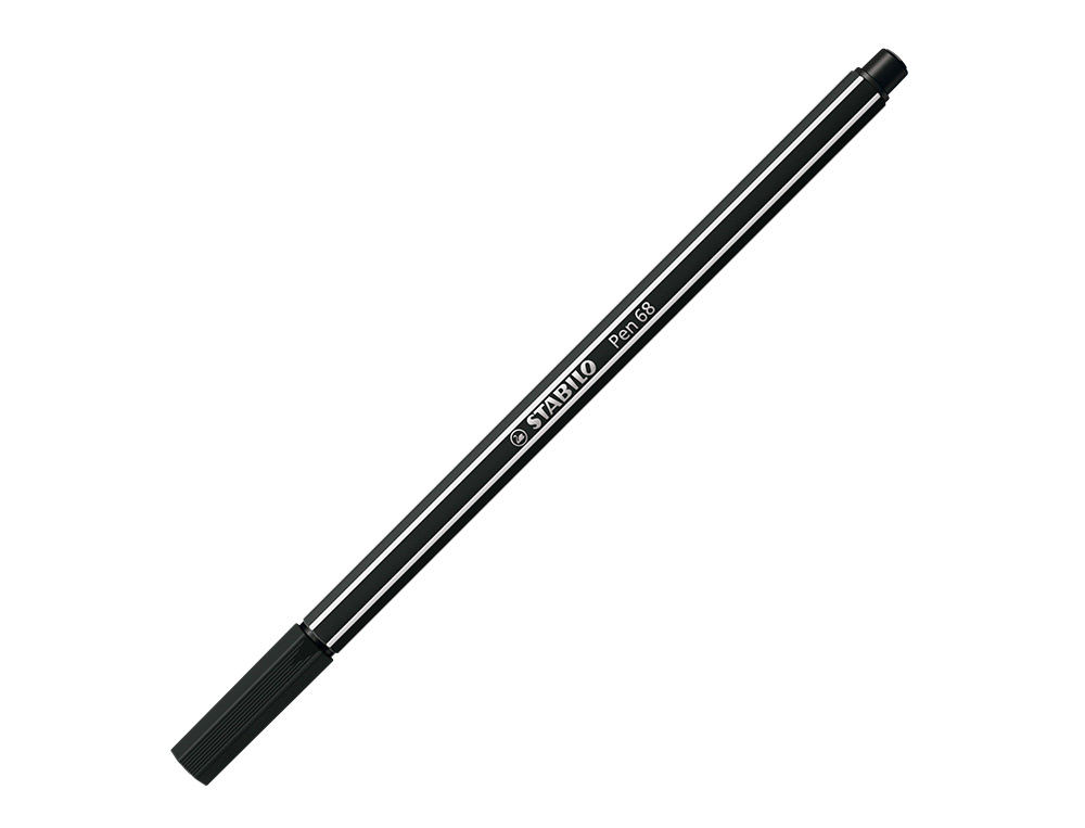 Marcador stabilo aguarelavel pen 68 preto 1 mm ( Imagem 2 de 15 ) - Preview