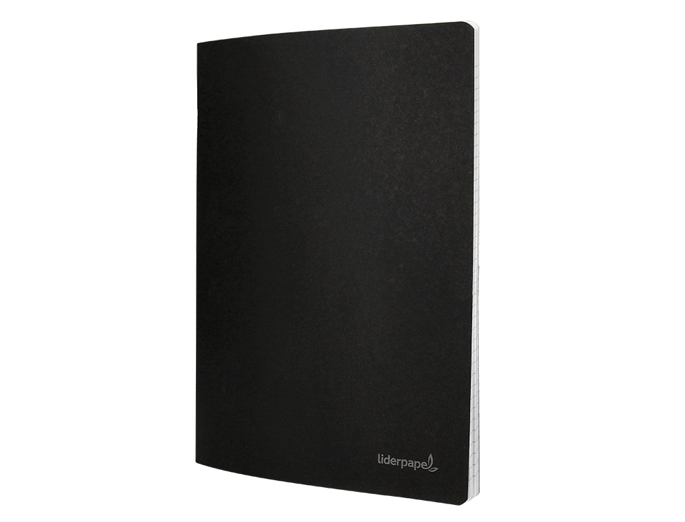 Caderno agrafado liderpapel capa preta din a4 80 f quadricula 5mm 60gr (10 unidades) ( Imagem 4 de 10 ) - Preview