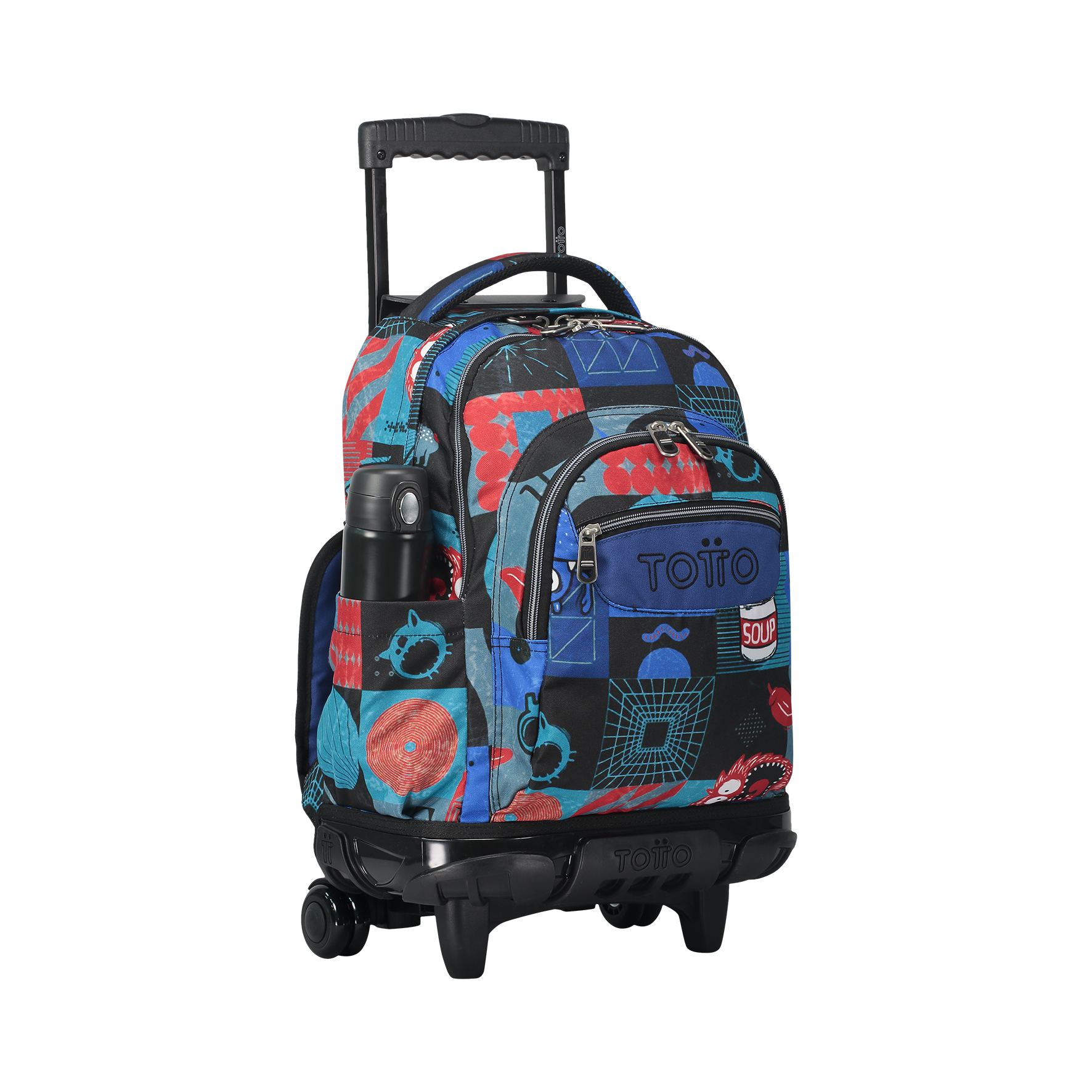 MOCHILA ESCOLAR C/RODAS TOTTO 8 A 12ANOS RENGLON 6JP ( Imagem 2 de 4 ) - Preview