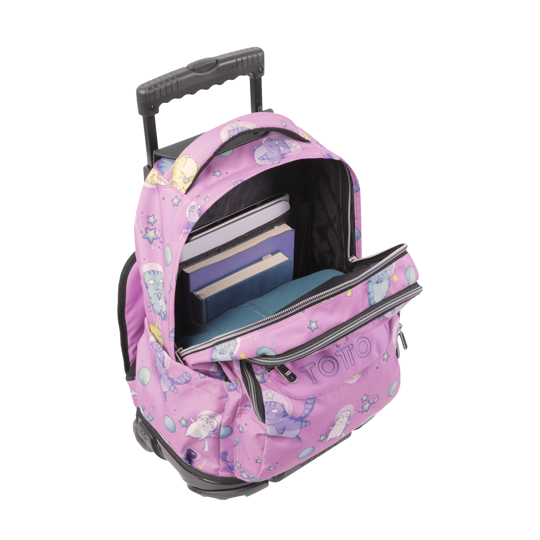 MOCHILA ESCOLAR C/RODAS TOTTO 8 A 12ANOS RENGLON 9I9 ( Imagem 3 de 4 ) - Preview
