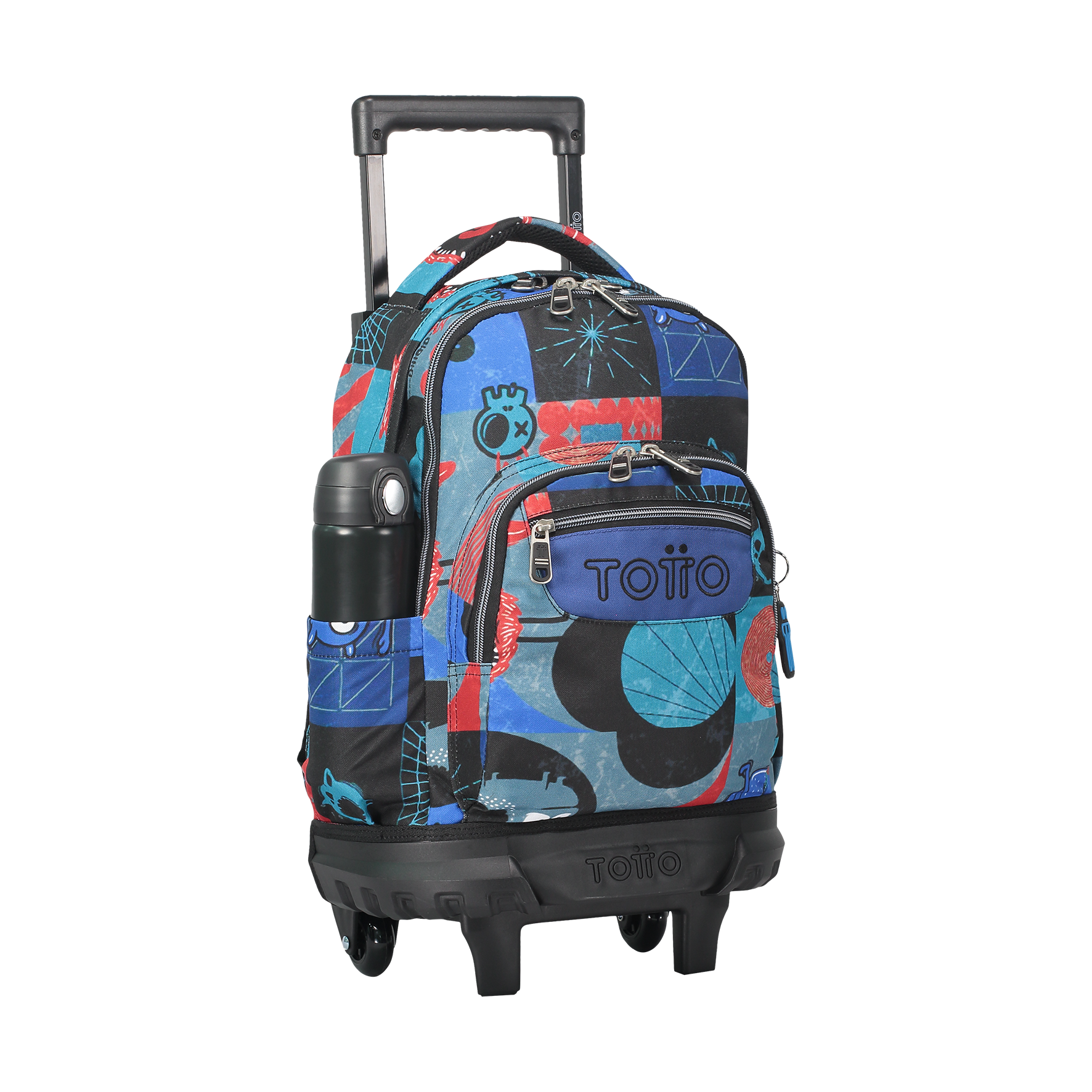 MOCHILA ESCOLAR C/RODAS TOTTO 6 A 7 ANOS RESMA 6JP ( Imagem 2 de 4 ) - Preview