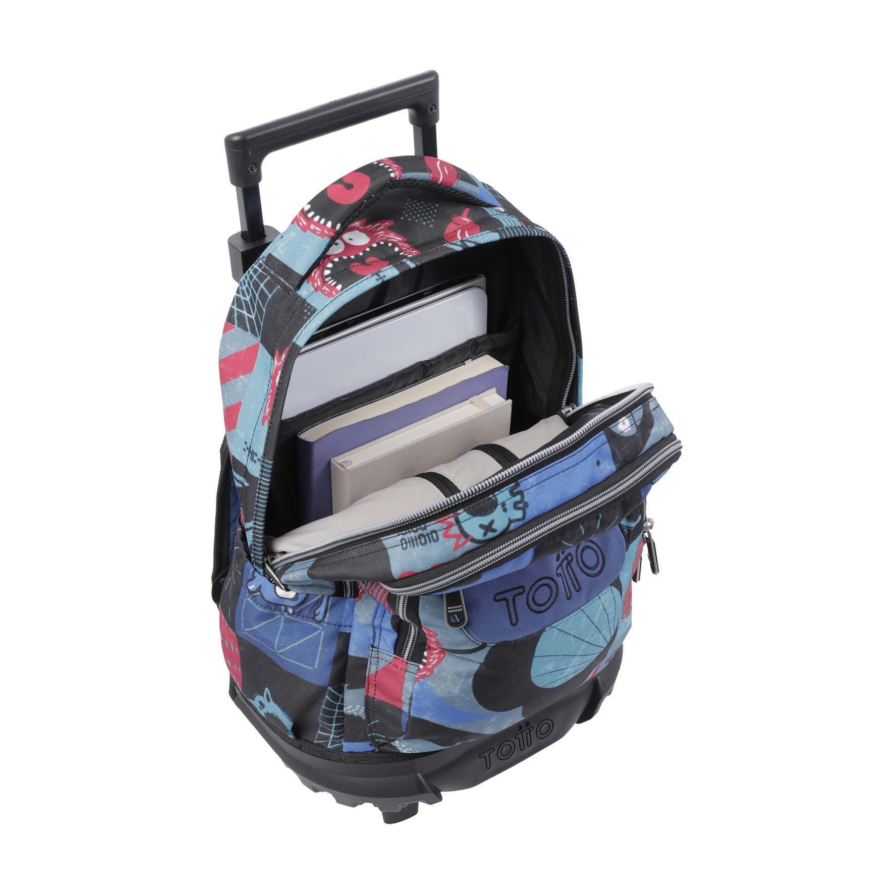 MOCHILA ESCOLAR C/RODAS TOTTO 6 A 7 ANOS RESMA 6JP ( Imagem 3 de 4 ) - Preview