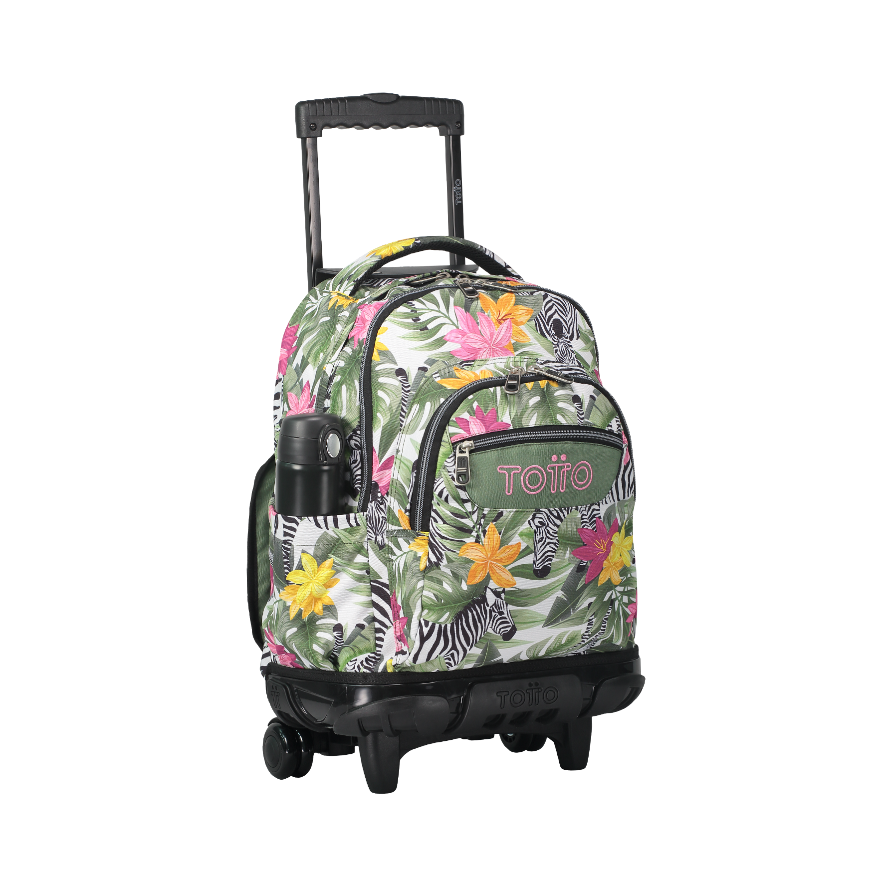 MOCHILA ESCOLAR C/RODAS TOTTO 8 A 12 ANOS RENGLONES 4HW ( Imagem 2 de 4 ) - Preview