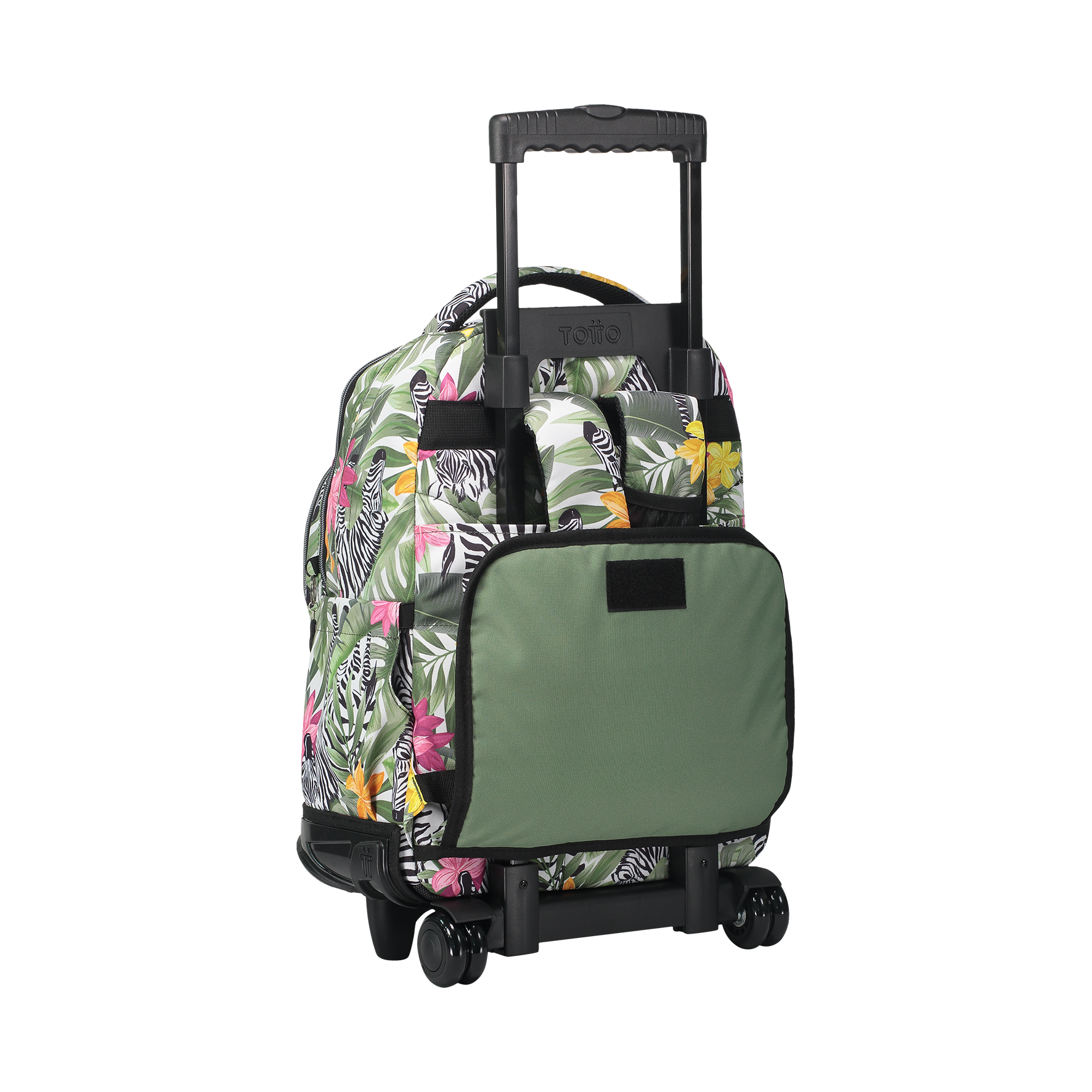 MOCHILA ESCOLAR C/RODAS TOTTO 8 A 12 ANOS RENGLONES 4HW ( Imagem 4 de 4 ) - Preview