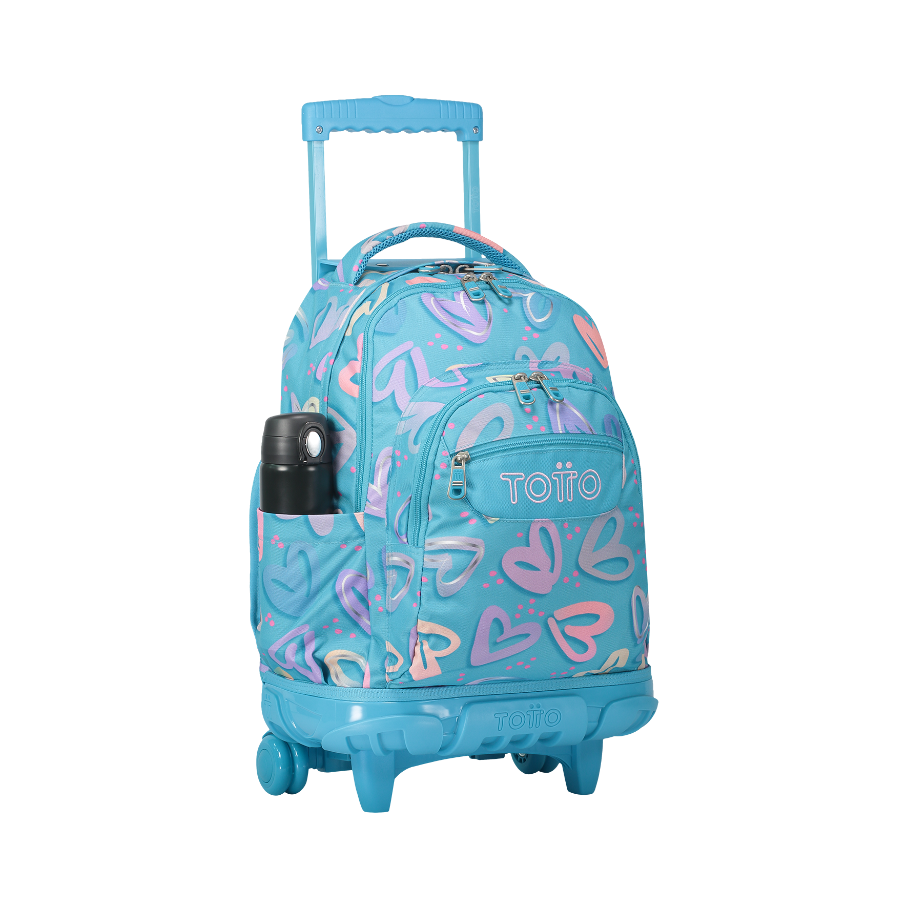 MOCHILA ESCOLAR C/RODAS TOTTO 8 A 12 ANOS RENGLONES 6JT ( Imagem 2 de 4 ) - Preview