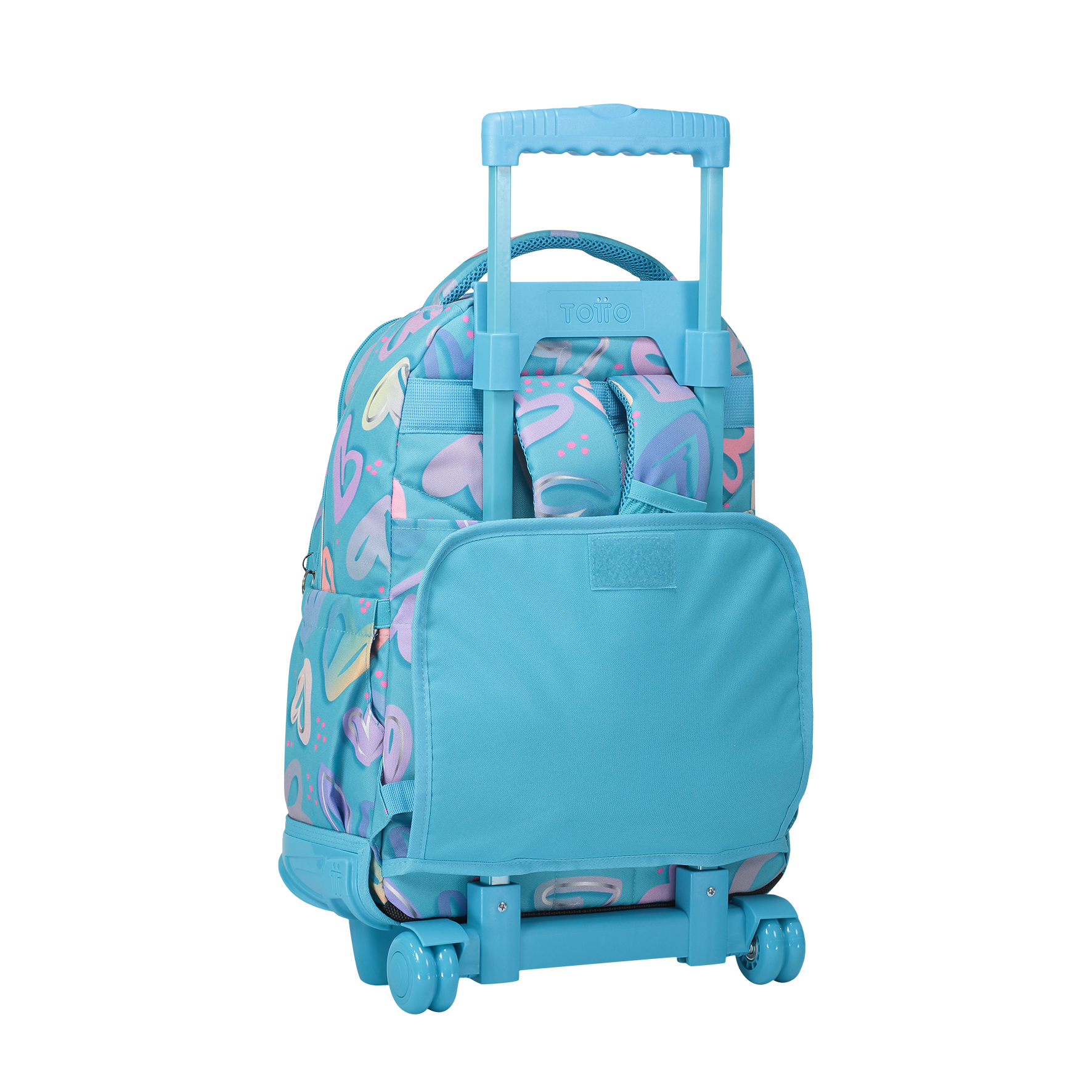 MOCHILA ESCOLAR C/RODAS TOTTO 8 A 12 ANOS RENGLONES 6JT ( Imagem 4 de 4 ) - Preview