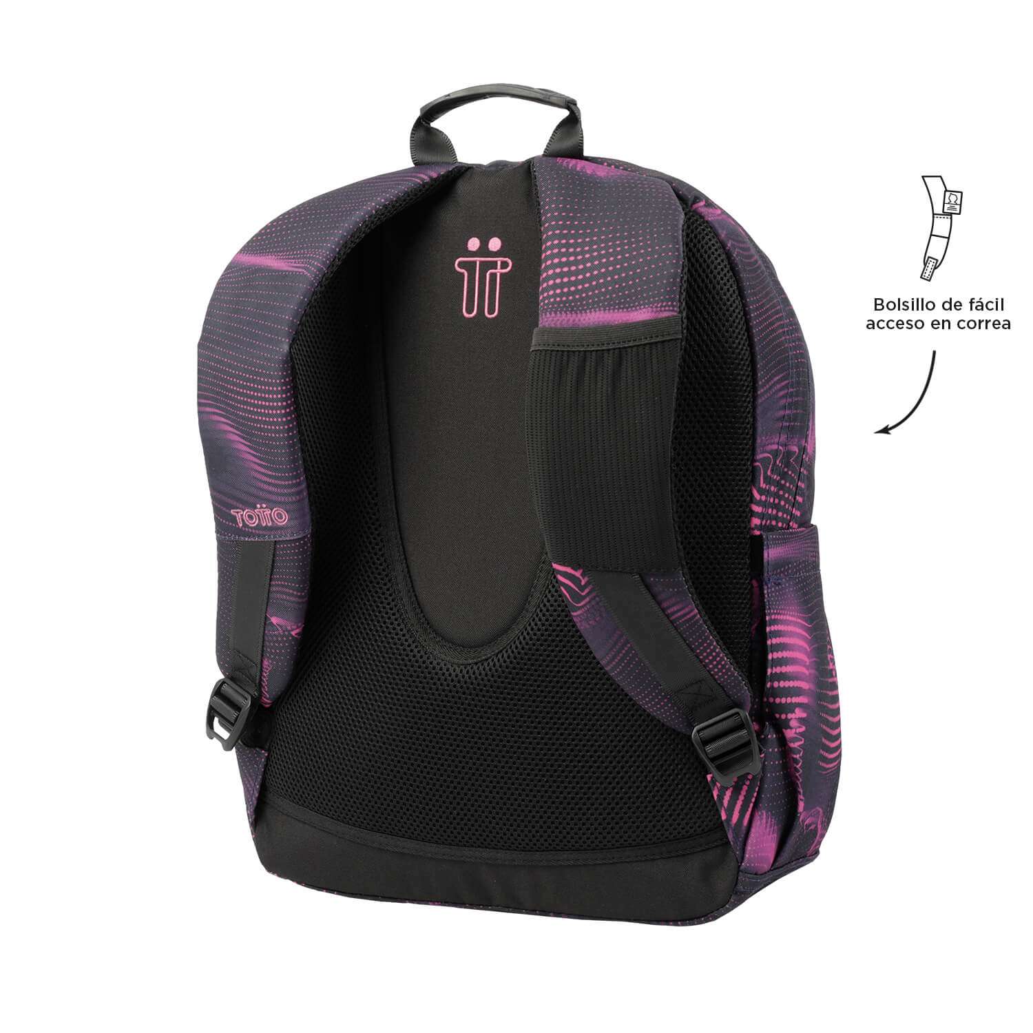 MOCHILA ESCOLAR TOTTO 8 A 12 ANOS ACUARELA 3QR ( Imagem 4 de 4 ) - Preview