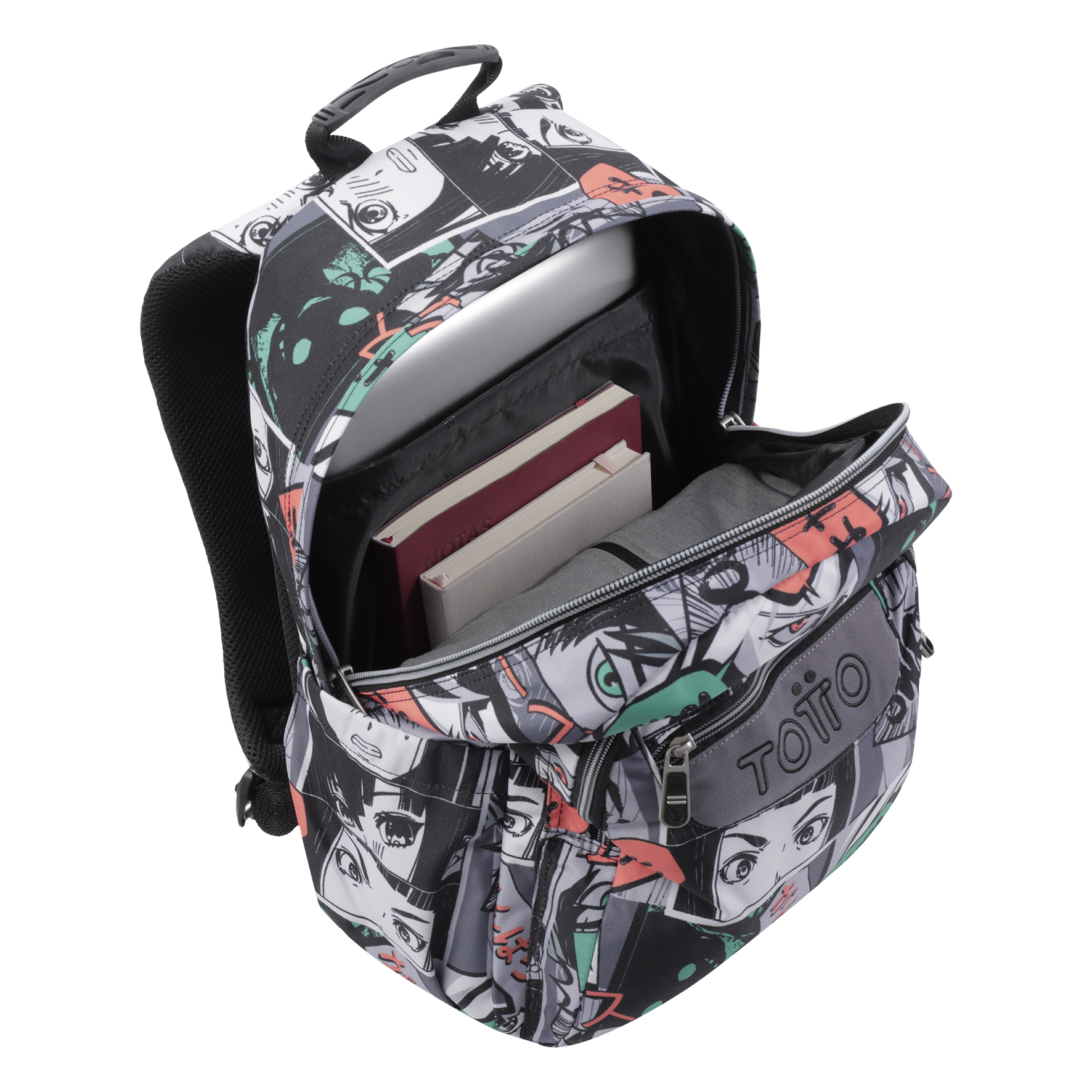 MOCHILA ESCOLAR TOTTO 8 A 12 ANOS ACUARELA 4YN ( Imagem 4 de 4 ) - Preview