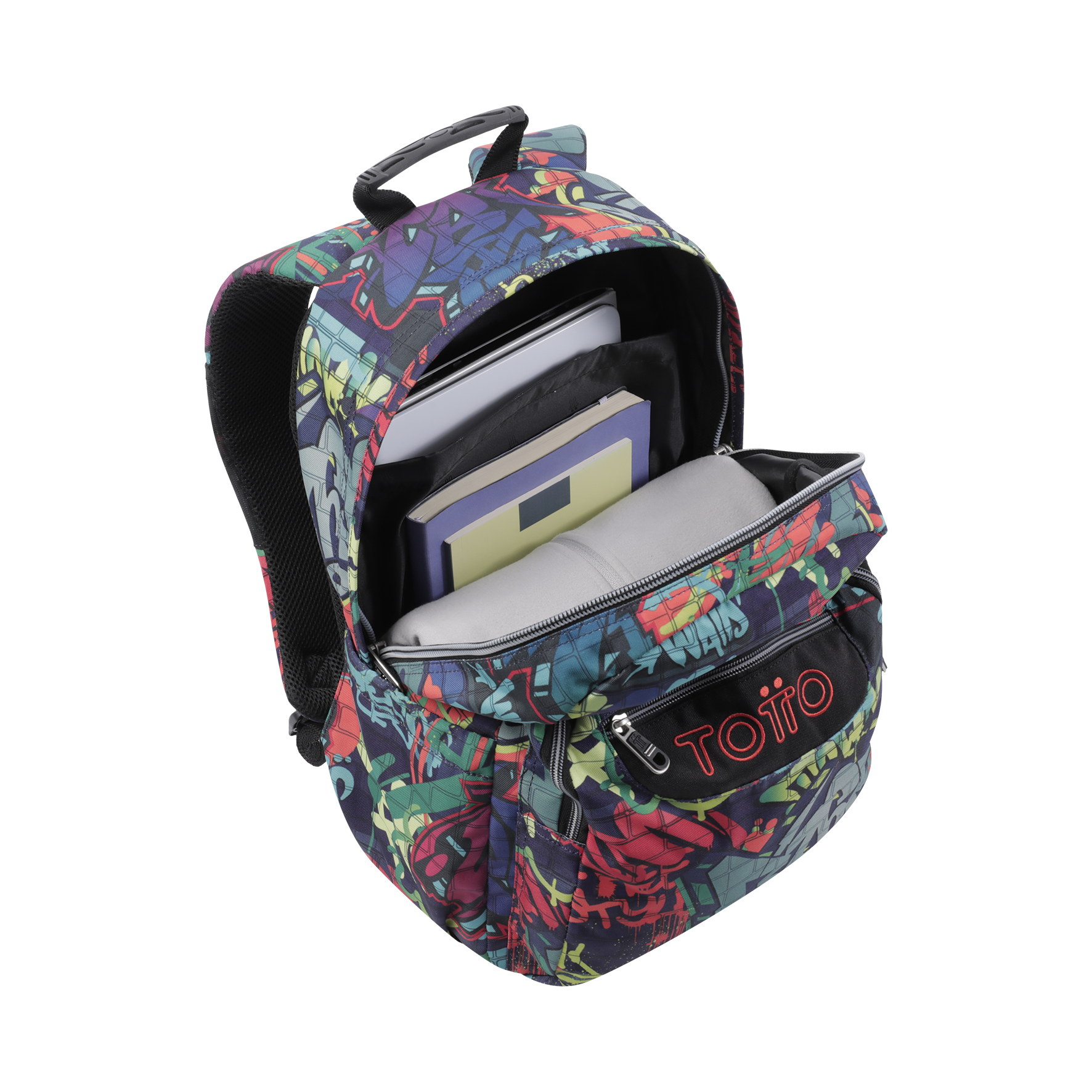 MOCHILA ESCOLAR TOTTO 8 A 12 ANOS ACUARELA 6JO ( Imagem 3 de 4 ) - Preview
