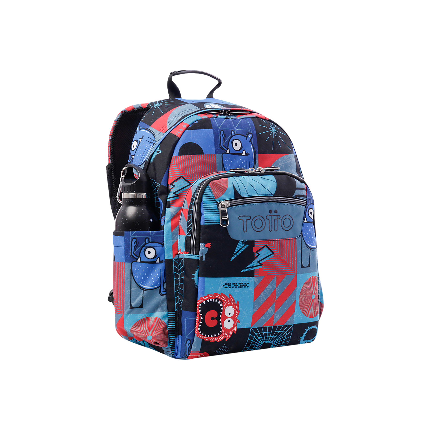 MOCHILA ESCOLAR TOTTO 8 A 12 ANOS ACUARELA 6JP ( Imagem 2 de 4 ) - Preview