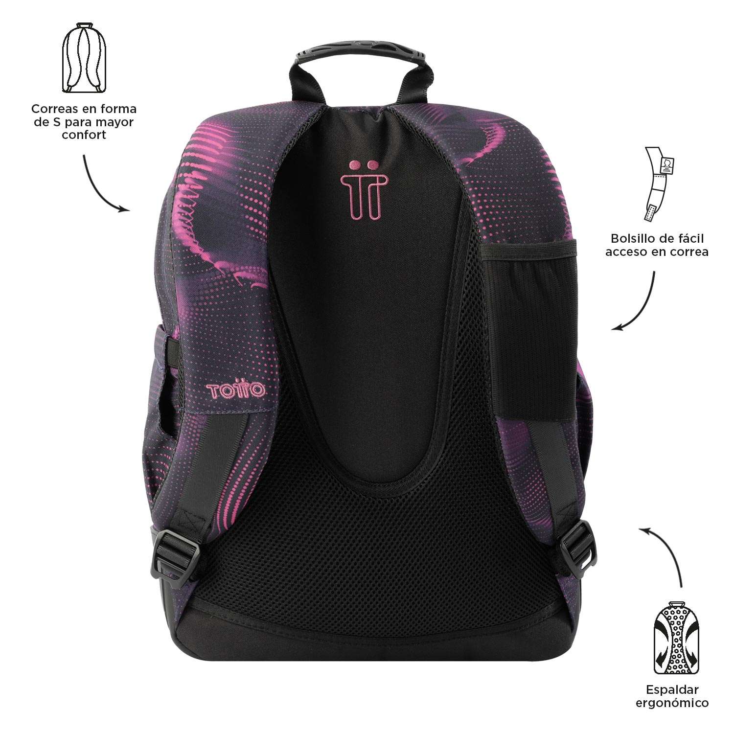 MOCHILA ESCOLAR TOTTO 8 A 12 ANOS RAYOL 3QR ( Imagem 4 de 4 ) - Preview