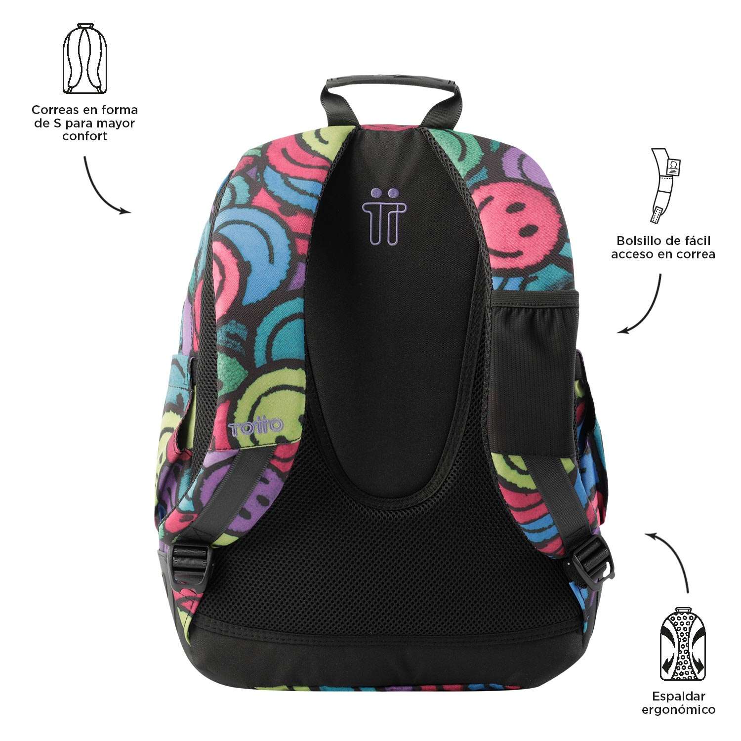 MOCHILA ESCOLAR TOTTO 8 A 12 ANOS RAYOL 6JR ( Imagem 4 de 4 ) - Preview