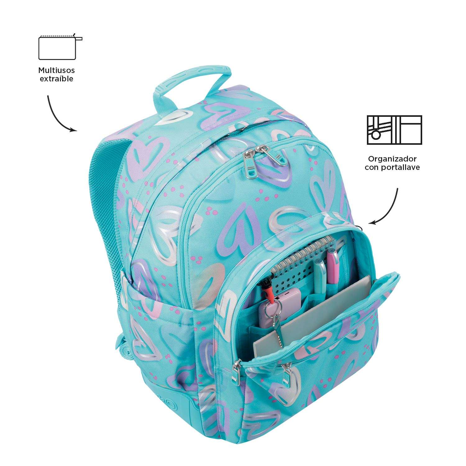 MOCHILA ESCOLAR TOTTO 8 A 12 ANOS RAYOL 6JT ( Imagem 3 de 4 ) - Preview