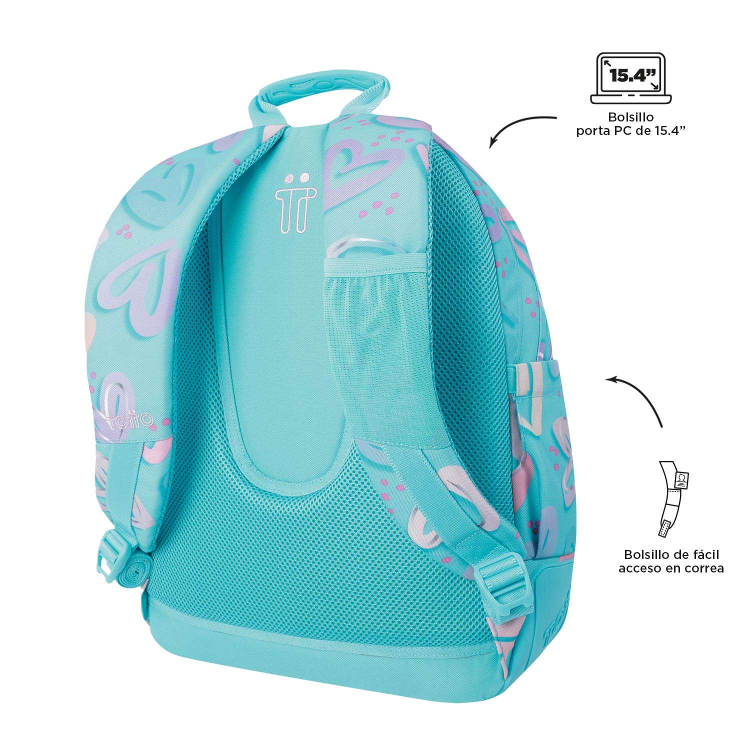 MOCHILA ESCOLAR TOTTO 8 A 12 ANOS RAYOL 6JT ( Imagem 4 de 4 ) - Preview