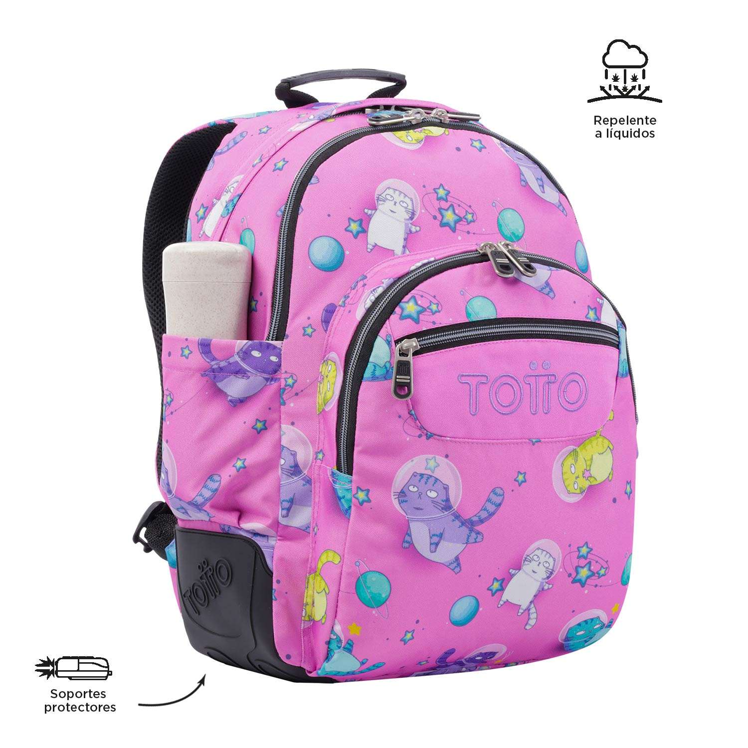 MOCHILA ESCOLAR TOTTO 8 A 12 ANOS RAYOL 9I9 ( Imagem 2 de 4 ) - Preview