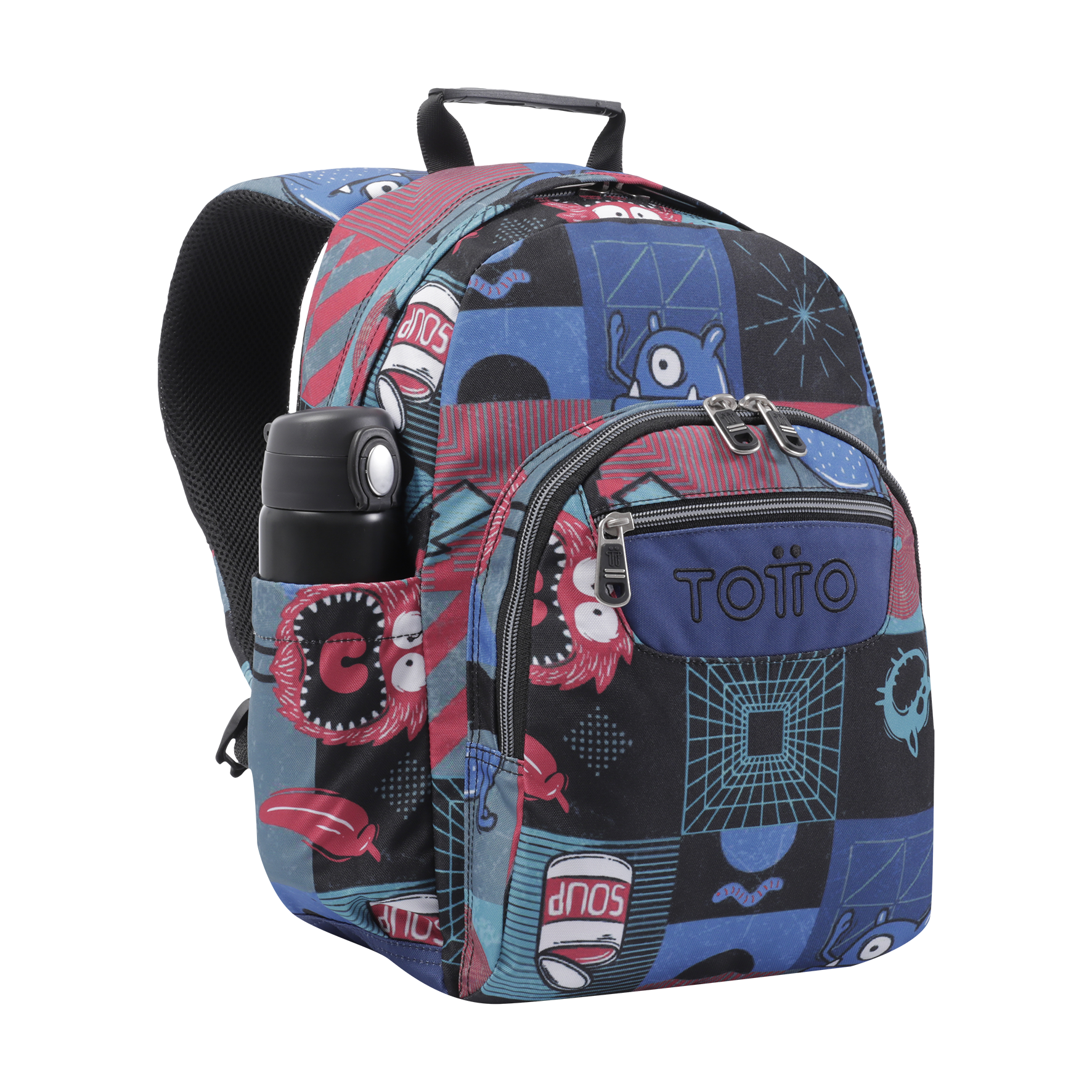 MOCHILA ESCOLAR TOTTO 6 A 7 ANOS GOMMAS 6JP ( Imagem 2 de 4 ) - Preview