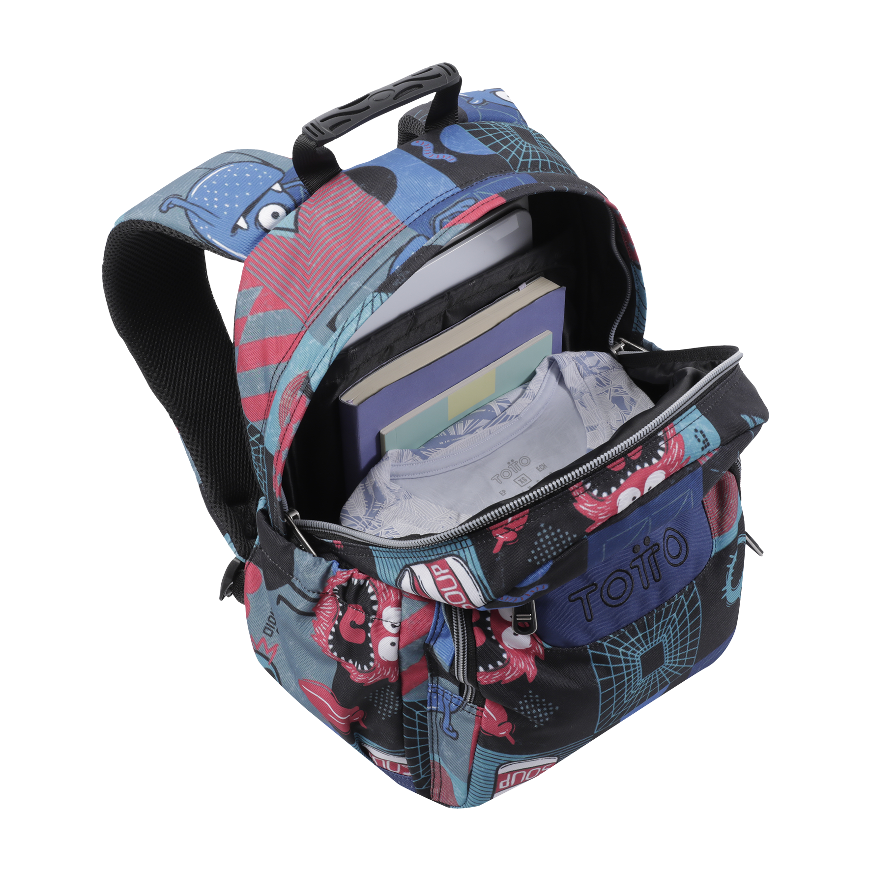 MOCHILA ESCOLAR TOTTO 6 A 7 ANOS GOMMAS 6JP ( Imagem 3 de 4 ) - Preview