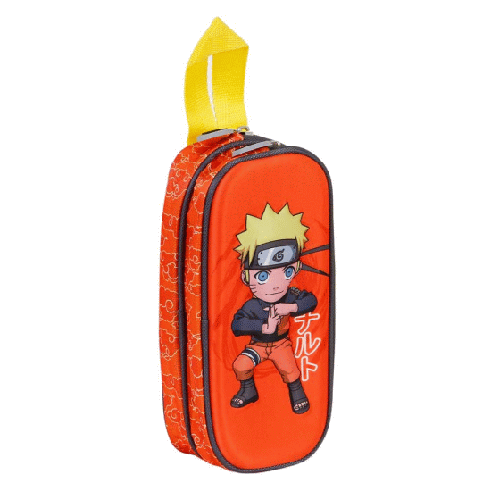 Naruto Chikara Estojo Duplo 3D, Multicolorido ( Imagem 3 de 4 ) - Preview