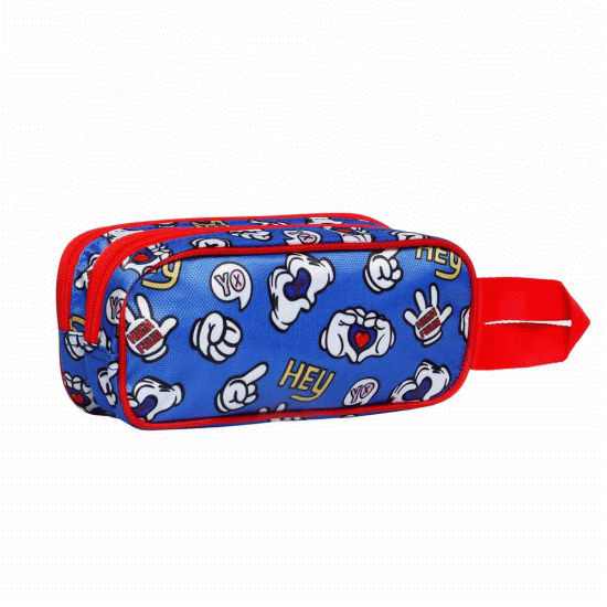 Mickey Mouse Grins Estojo Duplo 3D, Azul ( Imagem 3 de 3 ) - Preview