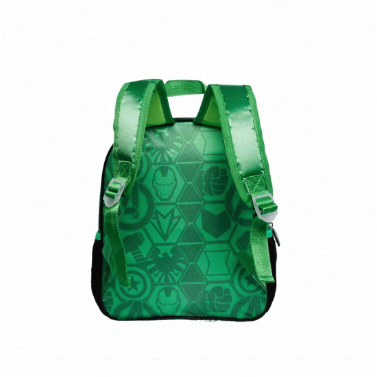 Hulk Destroy Mochila 3D Pequena, Verde ( Imagem 2 de 3 ) - Preview