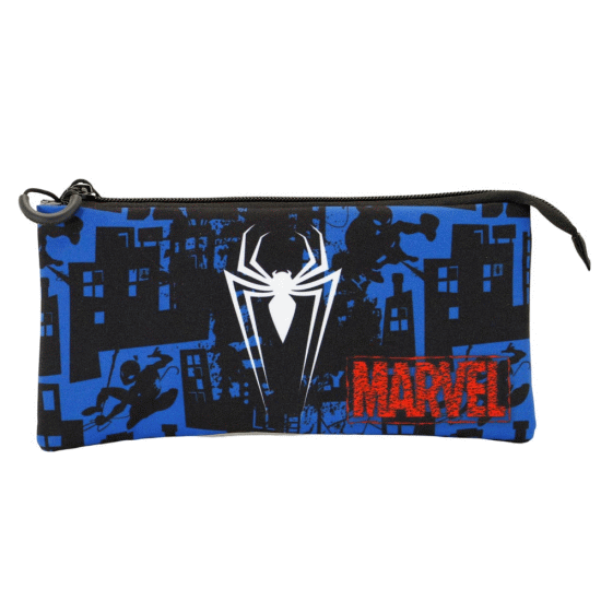 Homem-Aranha Sky Estojo Triplo FAN, Azul ( Imagem 2 de 3 ) - Preview