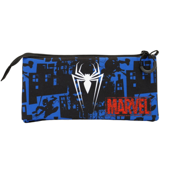 Homem-Aranha Sky Estojo Triplo FAN, Azul ( Imagem 3 de 3 ) - Preview