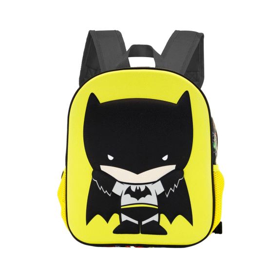 Batman Bat Chibi Mochila 3D Pequena, Amarela ( Imagem 2 de 4 ) - Preview