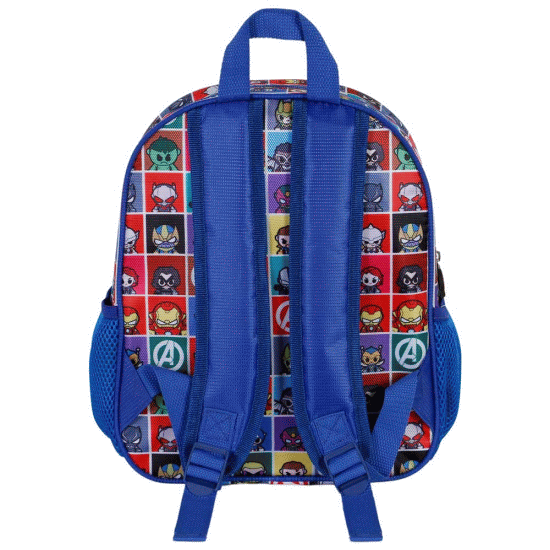 Capitão América Punch Mochila 3D Pequena, Azul ( Imagem 4 de 4 ) - Preview