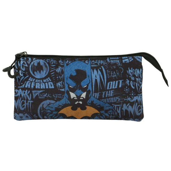Batman Wayne Estojo Triplo FAN 2.0, Azul ( Imagem 2 de 3 ) - Preview