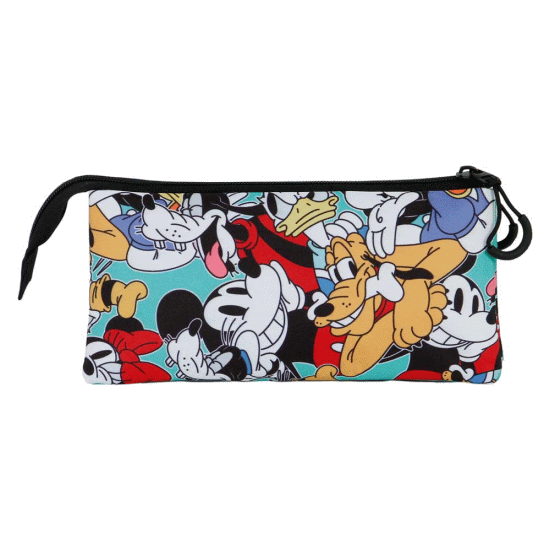 Mickey Mouse Squares Estojo Triplo FAN 2.0, Azul ( Imagem 4 de 4 ) - Preview