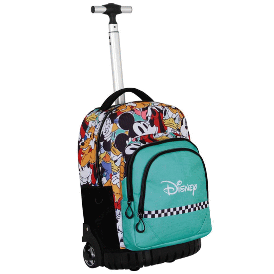 Mickey Mouse Squares Mochila Trolley GTS FAN, Azul ( Imagem 3 de 3 ) - Preview