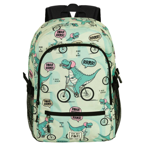 Oh My Pop! Dinorrr Mochila Fight FAN 2.0, Verde ( Imagem 2 de 4 ) - Preview