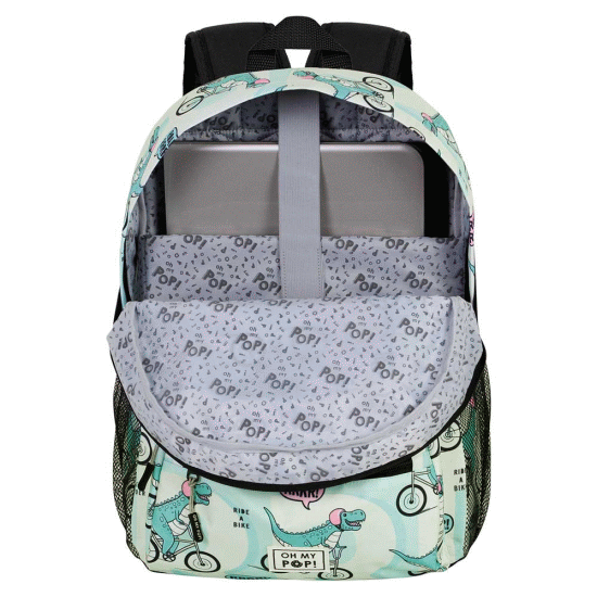 Oh My Pop! Dinorrr Mochila Fight FAN 2.0, Verde ( Imagem 4 de 4 ) - Preview