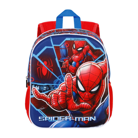 Homem-Aranha Brave Mochila 3D Pequena, Azul ( Imagem 2 de 3 ) - Preview