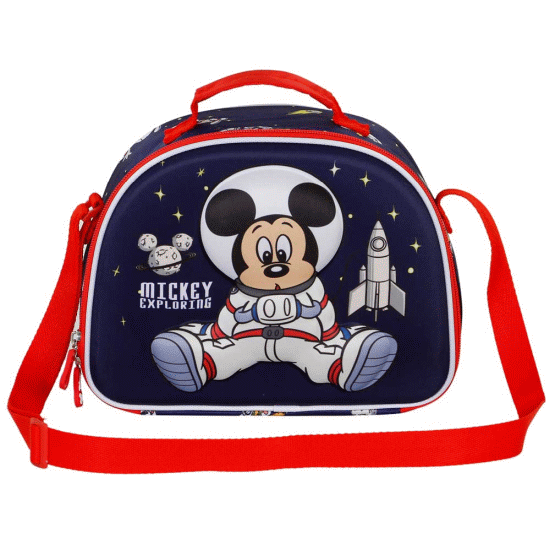 Mickey Mouse Astronaut Lancheira 3D, Azul ( Imagem 2 de 3 ) - Preview