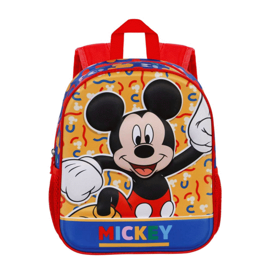 Mickey Mouse Oh Boy Mochila 3D Pequena, Vermelha ( Imagem 2 de 4 ) - Preview