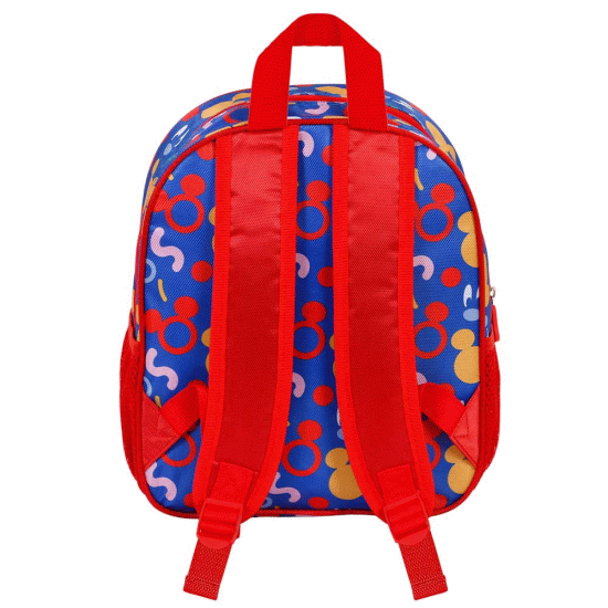 Mickey Mouse Oh Boy Mochila 3D Pequena, Vermelha ( Imagem 4 de 4 ) - Preview