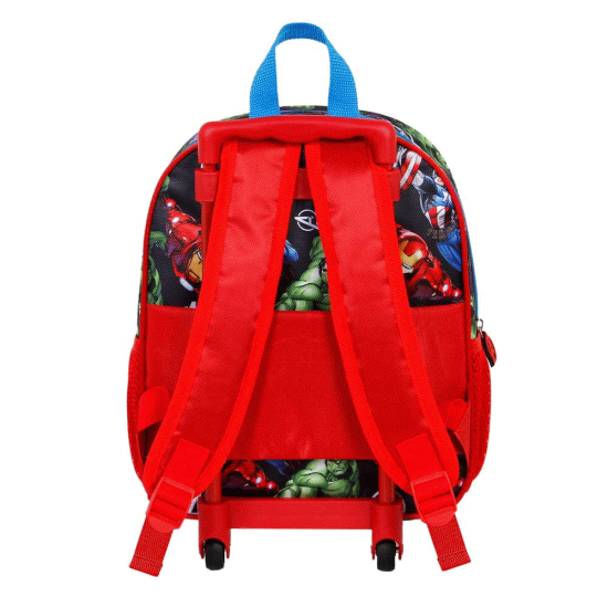 Os Vingadores Superhero Mochila 3D com Rodas Pequena, Azul ( Imagem 4 de 4 ) - Preview