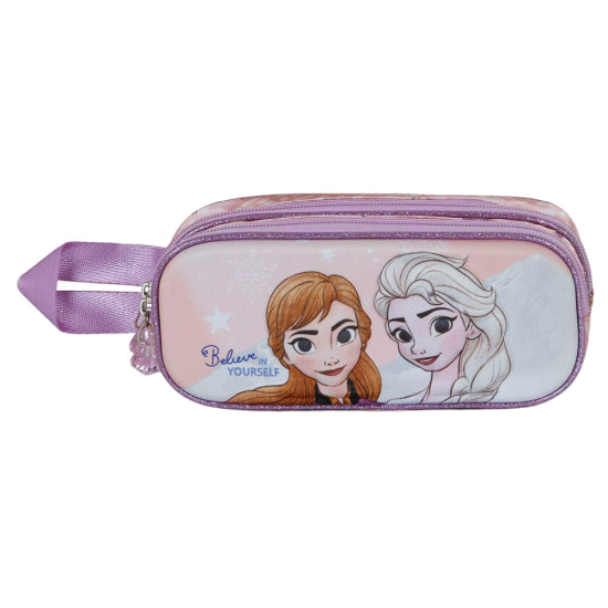 Frozen 2 Yourself Estojo Duplo 3D, Rosa ( Imagem 4 de 4 ) - Preview