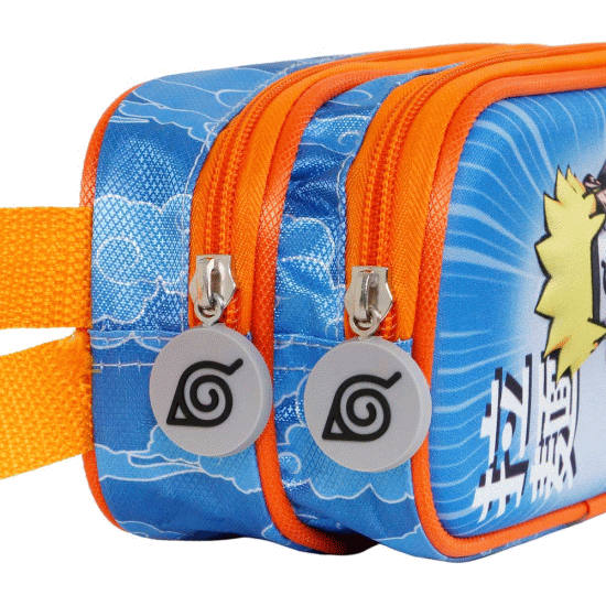 Naruto Ramen Estojo Duplo 3D, Azul ( Imagem 4 de 4 ) - Preview