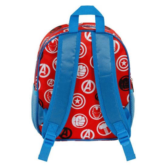 Os Vingadores Impact Mochila 3D Pequena, Vermelha ( Imagem 4 de 4 ) - Preview