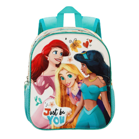 Princesas Disney You Mochila 3D Pequena, Branca ( Imagem 2 de 3 ) - Preview