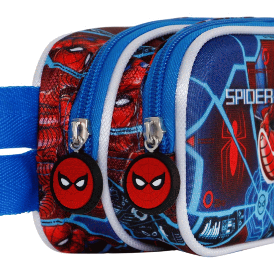 Homem-Aranha Brave Estojo Duplo 3D, Azul ( Imagem 2 de 4 ) - Preview